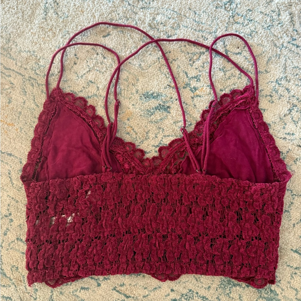 Free People celine bralette lace NWT
